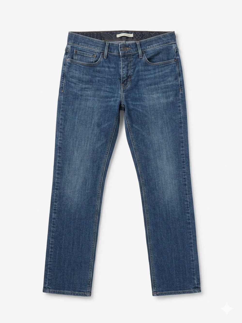 Levi's Women's Medium Blue Straight-Leg Jeans